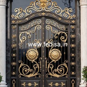 Luxury Iron Entrance Grill Gate Design No-4748
