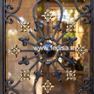 Contemporary Main Door Grill Gate Design No-4777