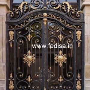 Modern Exterior Steel Grill Gate Design No-4783