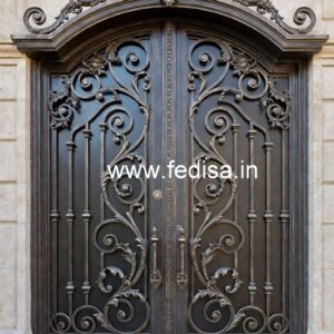 Elegant Stylish Main Entrance Gate Grill Design No-4796