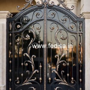 Artistic Decorative Steel Grill Gate Design Ideas No-4797