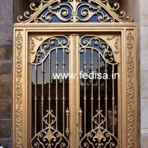 Modern Gate Grill Design Ideas for Luxury Home Entrances No-4801