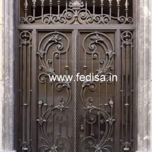 Unique Gate Grill Design Ideas for Luxury Villas No-4813