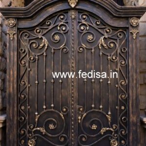 Modern Sliding Gate Grill Design for Home Entrance No-4826