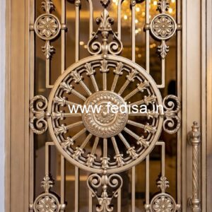Stylish Metal Gate Grill Design for Main Entrance No-4841