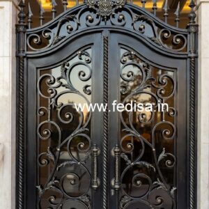 Fancy Front Gate Grill Design for Modern Homes No-4849