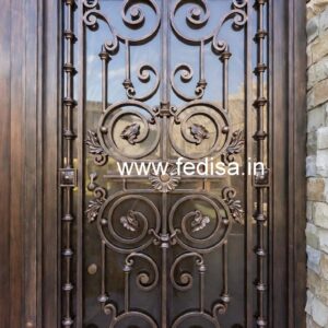 Unique Main Gate Grill Design for Stylish Houses No-4850