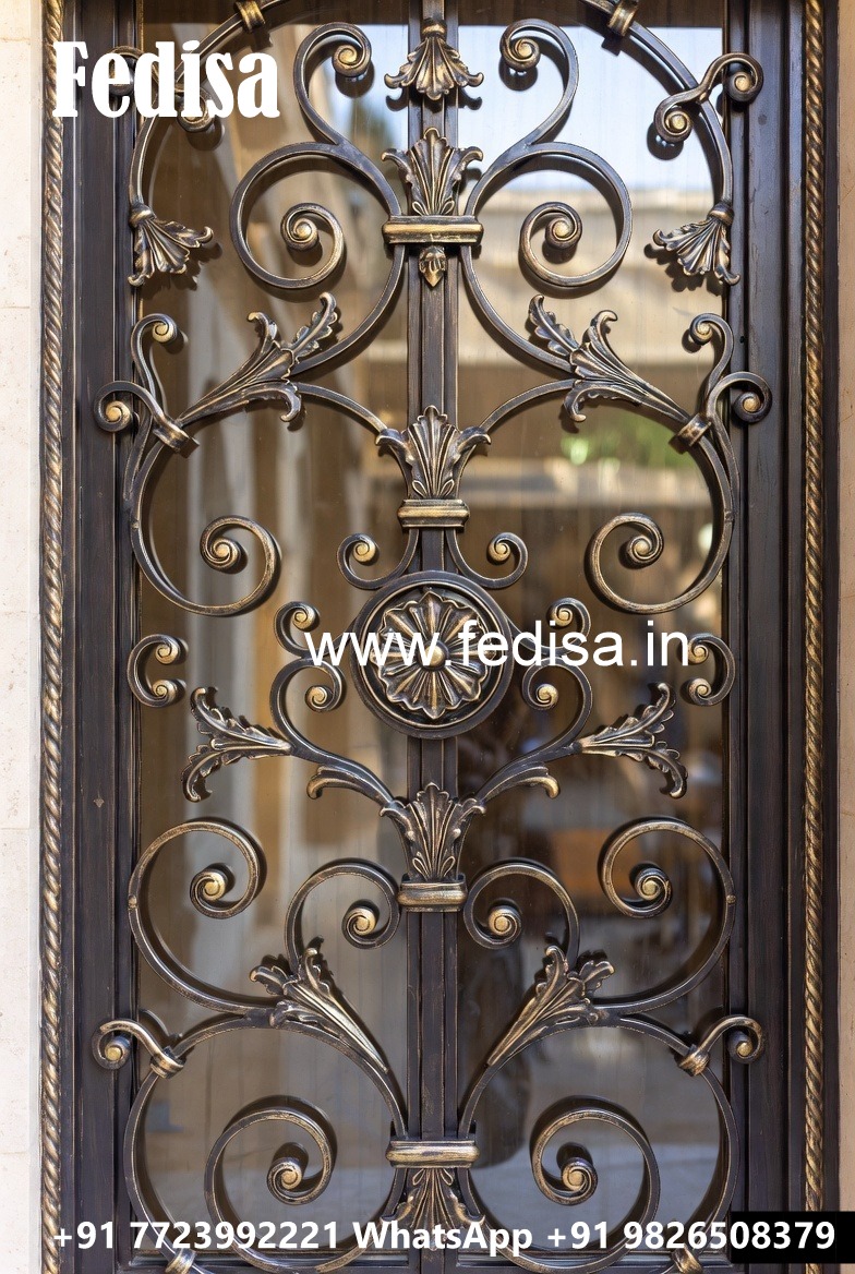 Architectural Gate Grill Design for Premium Homes No-4851