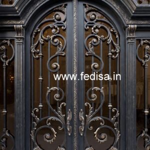 Elegant Villa Gate Grill Design with Luxury Finish No-4855