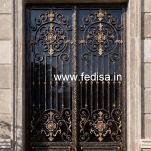 Black and Gold Gate Grill Design Inspiration No-4865