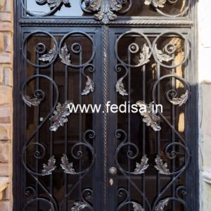 Stylish Iron Gate Grill Design with Modern Appeal No-4870
