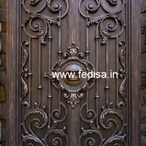 Heavy Iron Gate Grill Design for Luxury Homes No-4872