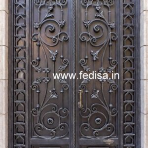 Beautiful Gate Grill Design for Modern Villa Exterior No-4908