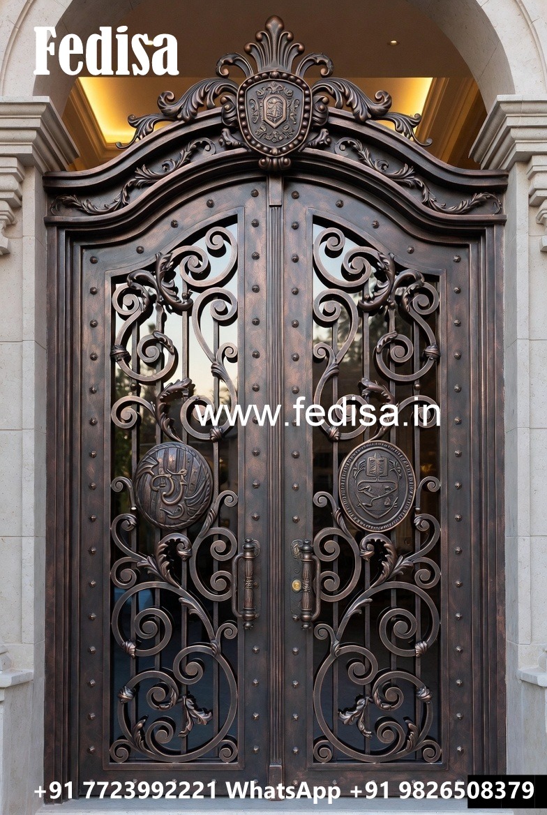Elegant Front Entrance Gate Grill Design Ideas No-4915