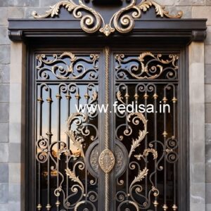 Modern House Front Gate Grill Design with Luxury Style No-4936