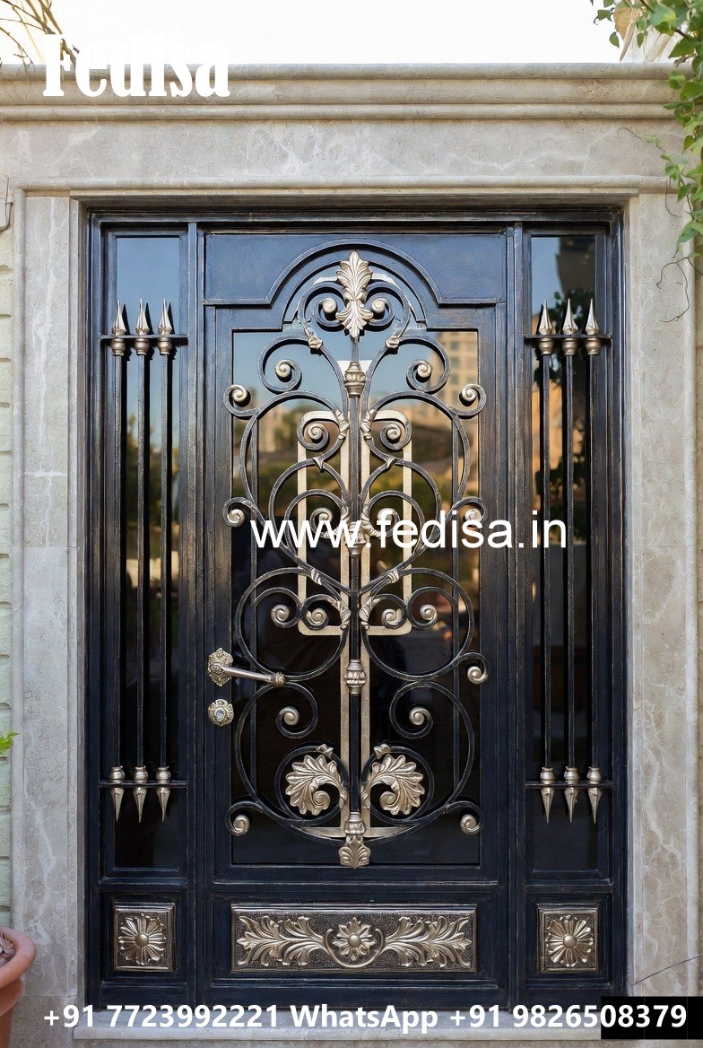 Contemporary Villa Gate Grill Design with Artistic Finish No-4944
