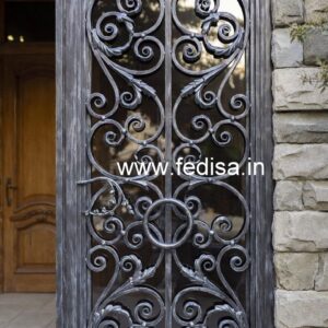 Artistic Decorative Gate Grill Design for Home Fronts No-4966
