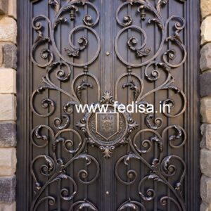 Modern Fancy Gate Grill Design for Elegant Houses No-4969