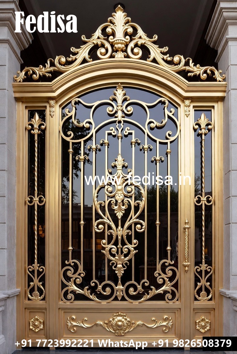 Stylish Modern Villa Grill Gate Design Inspiration No-4979