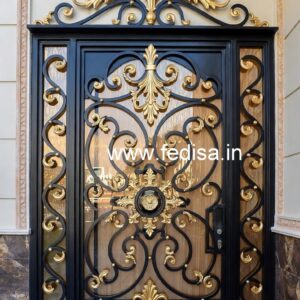 Decorative Steel Grill Gate Design for Luxury Homes No-4989
