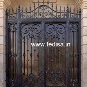 Beautiful Modern Entrance Gate Grill Design No-4990