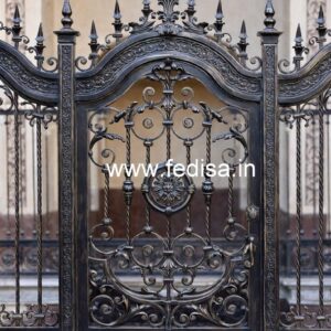 Artistic Luxury Grill Gate Design for Home Fronts No-5006