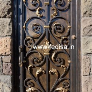 Artistic House Front Grill Gate Design No-5019