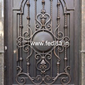 Fancy Exterior Steel Gate Grill Design Inspiration No-5045