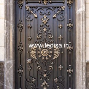 Stylish Decorative Entrance Gate Grill Design No-5046