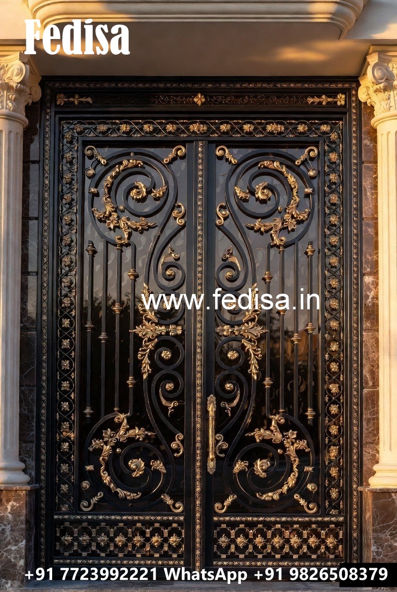 Elegant Decorative Steel Grill Gate Design No-5054