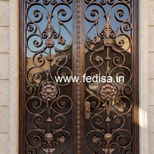 Royal Exterior Grill Gate Design for Villas No-5067