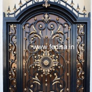 Contemporary Luxury Entrance Gate Grill Design No-5069