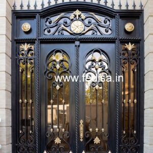 Attractive Artistic Main Gate Grill Design No-5085