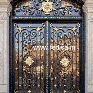 Classic Gate Grill Design for Traditional House Fronts No-5112