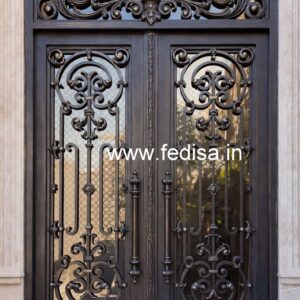 Double Door Gate Grill Design for Modern Villas No-5125