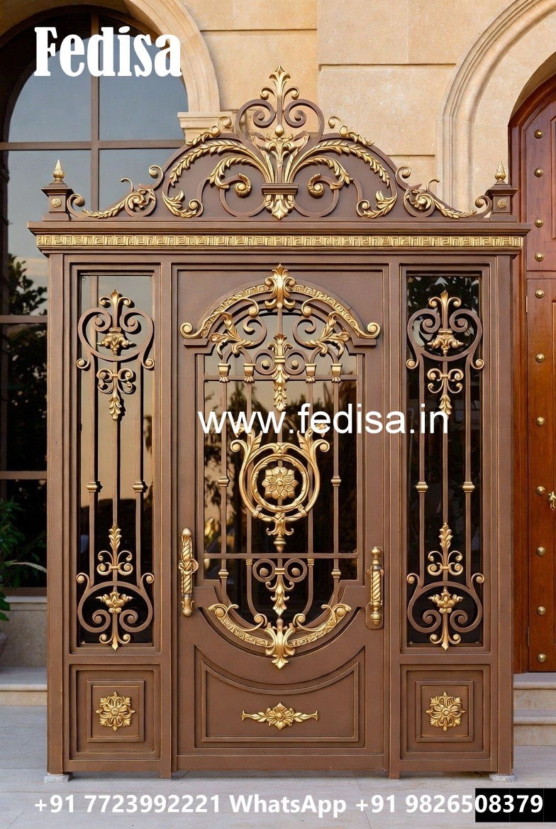 Modern Sliding Gate Grill Design for Home Entrance No-5126