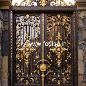 Iron Gate Grill Design with Premium Finish No-5134