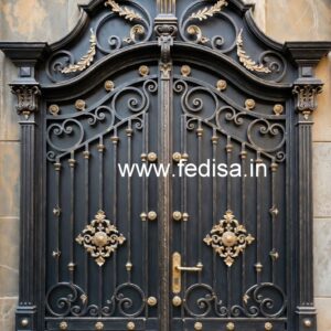 Designer Iron Gate Grill Design for Elegant Houses No-5146