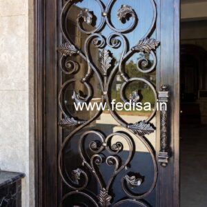 Fancy Front Gate Grill Design for Modern Homes No-5149