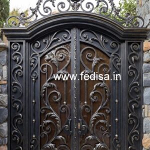Elegant Villa Gate Grill Design with Luxury Finish No-5155