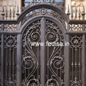Beautiful Exterior Gate Grill Design for Villas No-5187