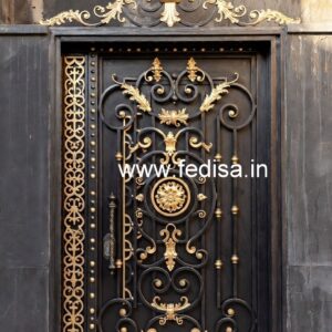 Beautiful Gate Grill Design for Modern Villa Exterior No-5208