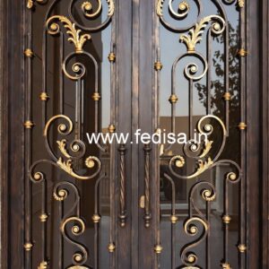 Modern Exterior Grill Gate Design for House Front No-5212