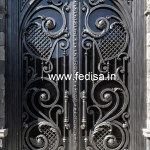 Royal Front Gate Grill Design for Contemporary Villas No-5219