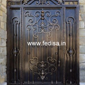 Artistic Villa Entrance Gate Grill Design Inspiration No-5228