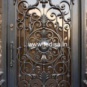 Beautiful Iron Gate Grill Design for Premium Houses No-5229