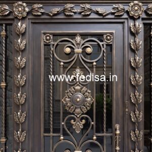 Contemporary Iron Grill Gate Design for Villas No-5255