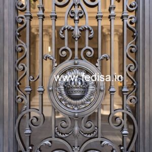 Modern Minimal Gate Grill Design for Elegant Homes No-5259