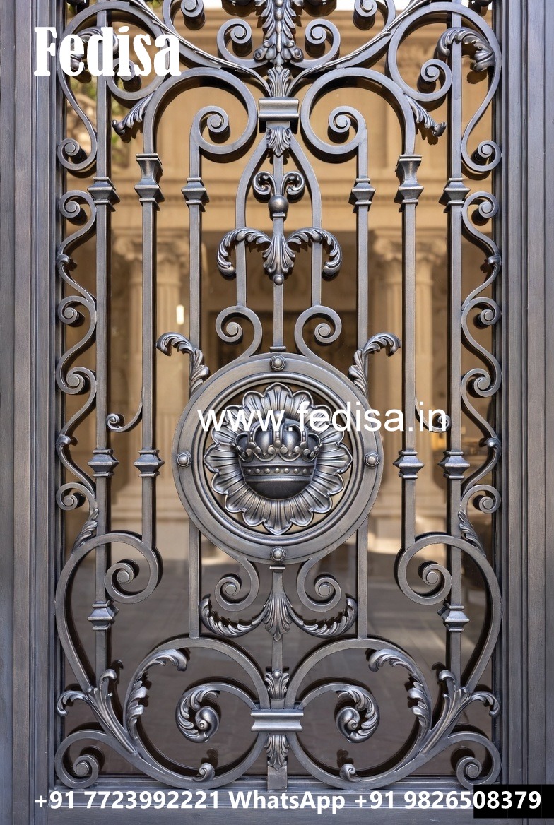 Modern Minimal Gate Grill Design for Elegant Homes No-5259