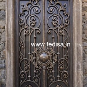 Elegant House Front Grill Gate Design for Villas No-5273